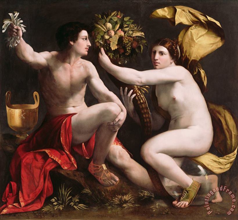 Allegory of Fortune painting - Dosso Dossi Allegory of Fortune Art Print