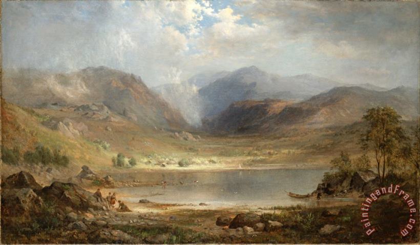 Loch Long painting - Duncanson, Robert Scott Loch Long Art Print