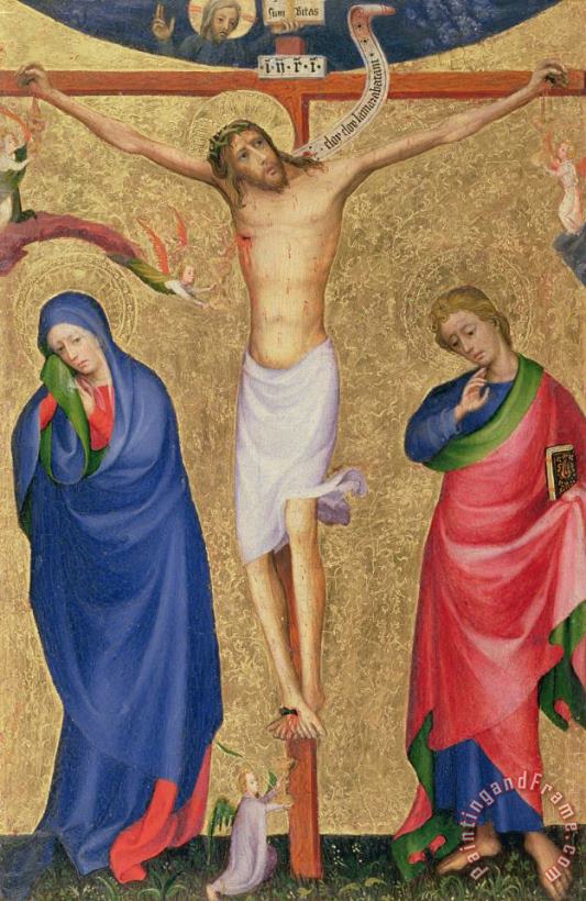 The Crucifixion painting - Dutch School The Crucifixion Art Print