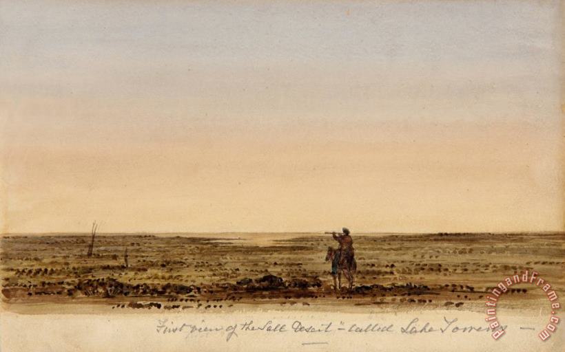 E. C. Frome First View of The Salt Desert Art Print