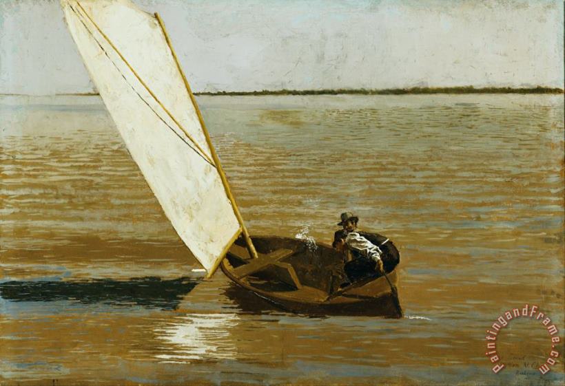Eadweard J. Muybridge Sailing Art Painting