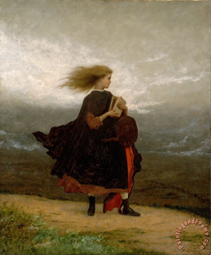 The Girl I Left Behind Me painting - Eastman Johnson The Girl I Left Behind Me Art Print