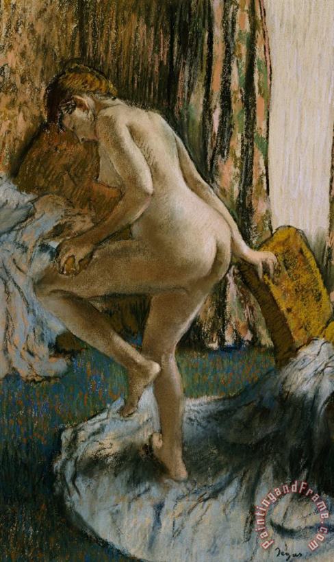 Edgar Degas After the Bath Art Print