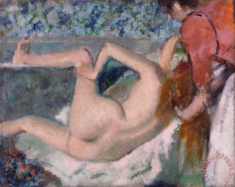 Edgar Degas After The Bath Art Painting