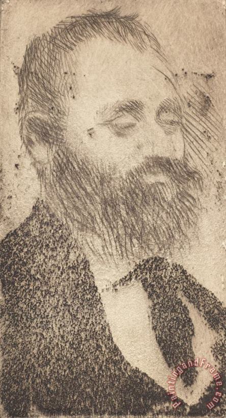 Edgar Degas Alphonse Hirsch Art Print