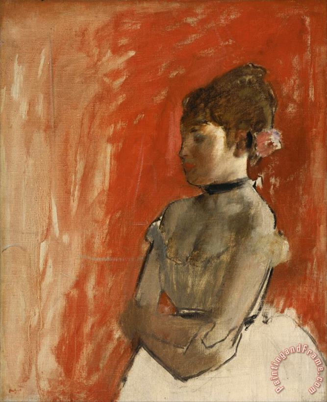 Ballet Dancer with Arms Crossed painting - Edgar Degas Ballet Dancer with Arms Crossed Art Print