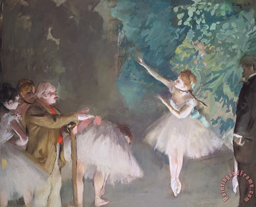 Ballet Rehearsal painting - Edgar Degas Ballet Rehearsal Art Print