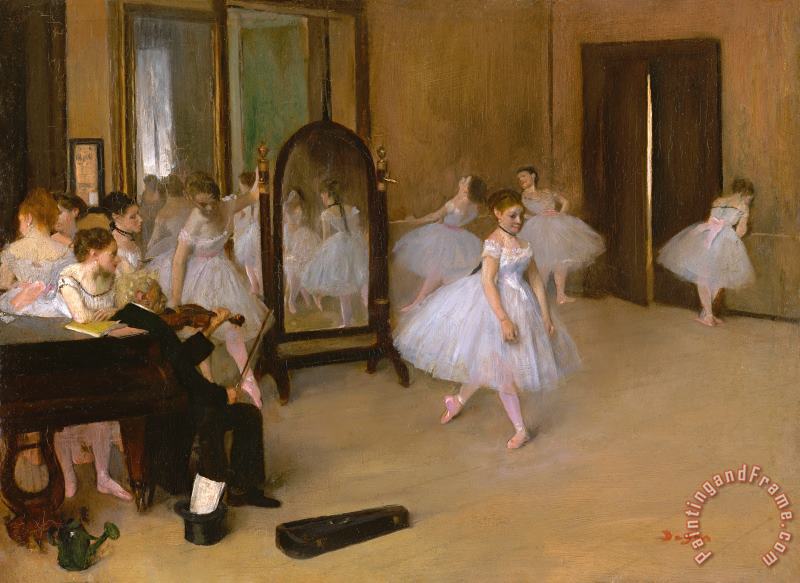 Dance Class painting - Edgar Degas Dance Class Art Print