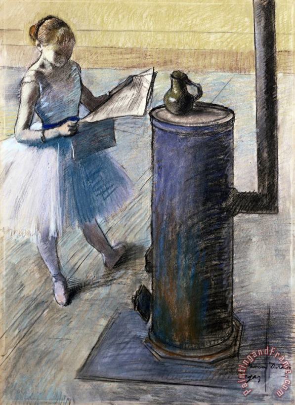 Dancer Resting painting - Edgar Degas Dancer Resting Art Print