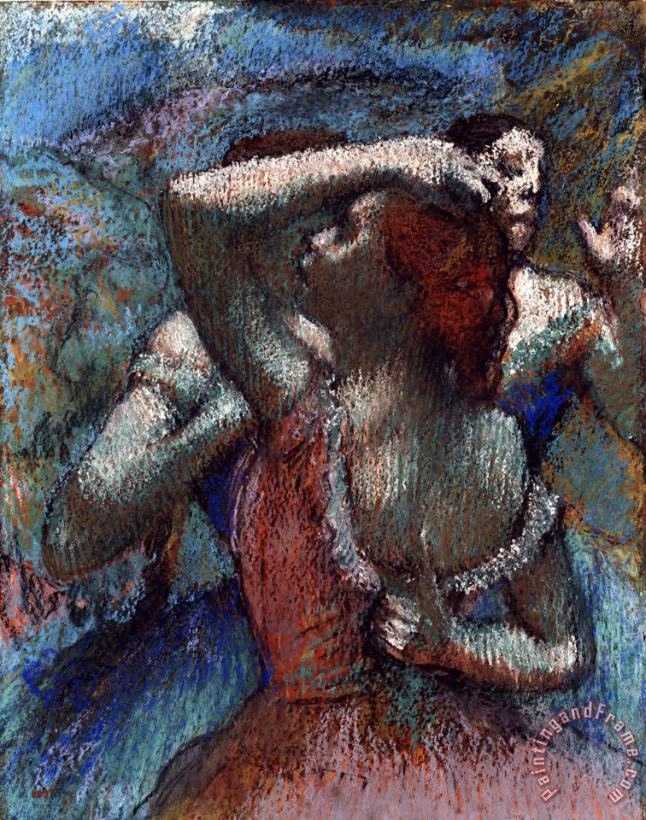 Dancers painting - Edgar Degas Dancers Art Print