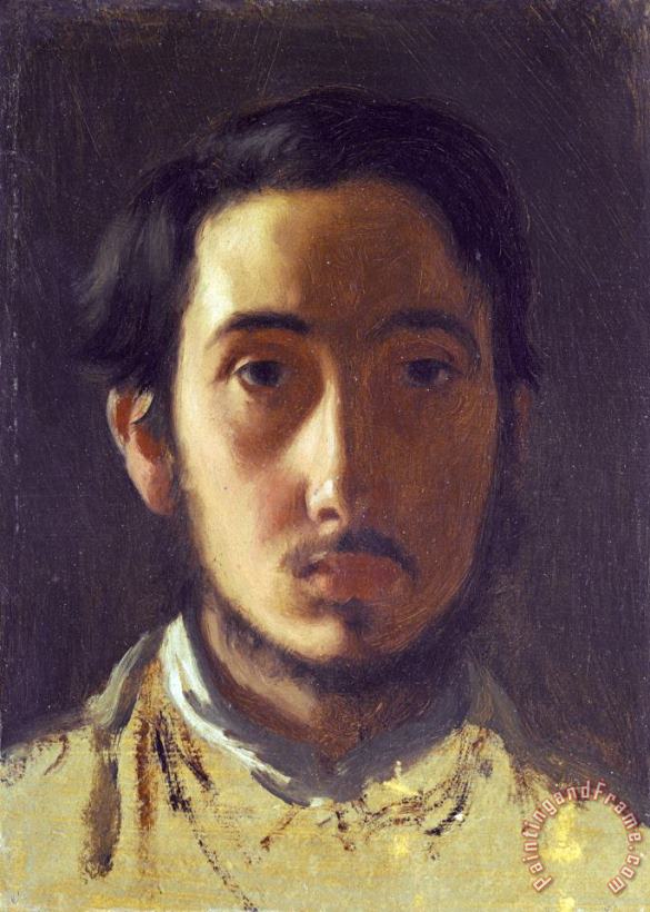 Degas Self Portrait painting - Edgar Degas Degas Self Portrait Art Print