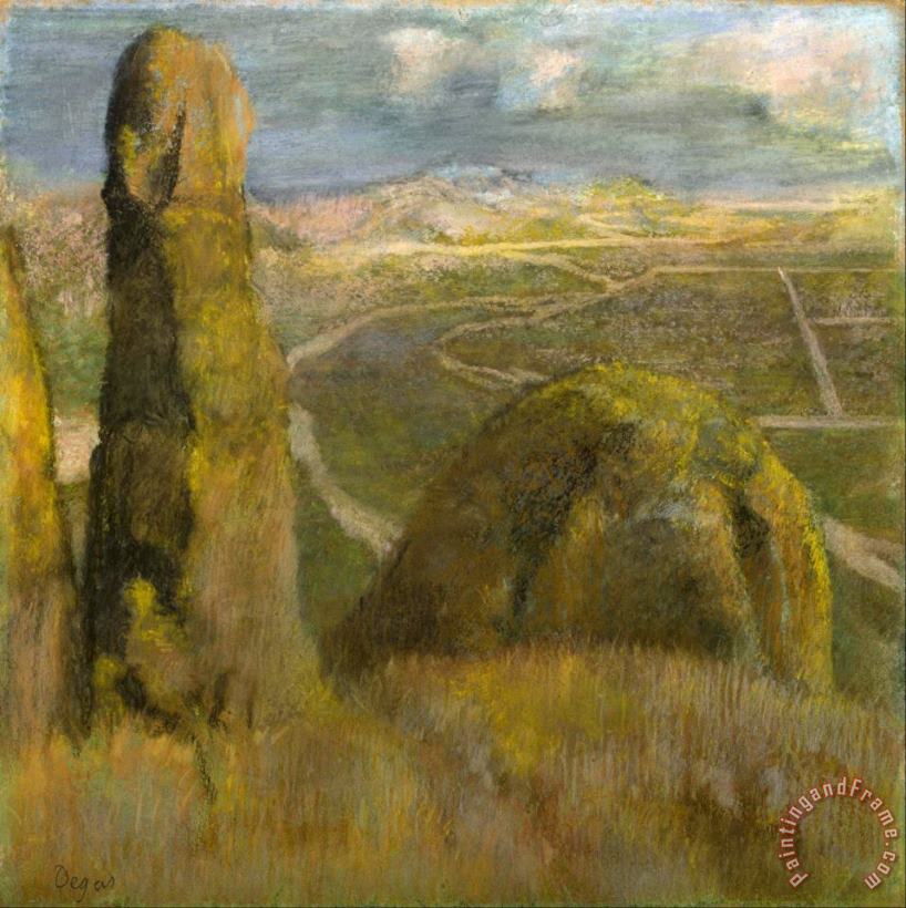 Edgar Degas Landscape Art Print
