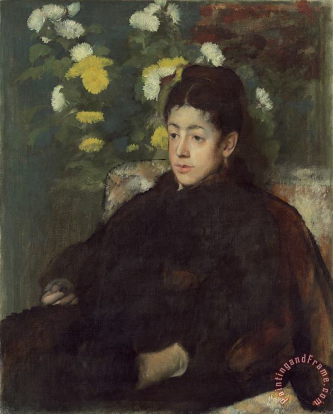 Mademoiselle Malo painting - Edgar Degas Mademoiselle Malo Art Print