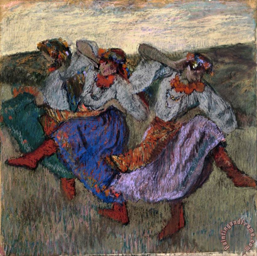 Edgar Degas Russian Dancers Art Print