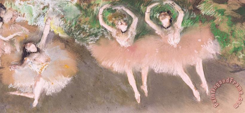 Edgar Degas Scene De Ballet Art Painting