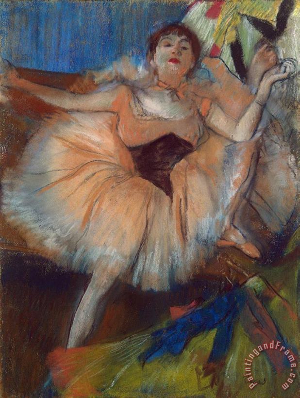 Edgar Degas Seated Dancer Art Print