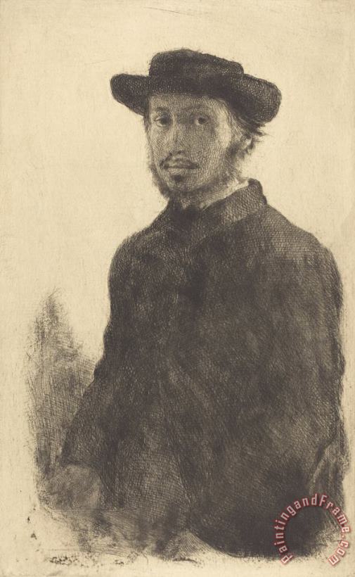 Edgar Degas Self Portrait (edgar Degas, Par Lui Meme) Art Painting