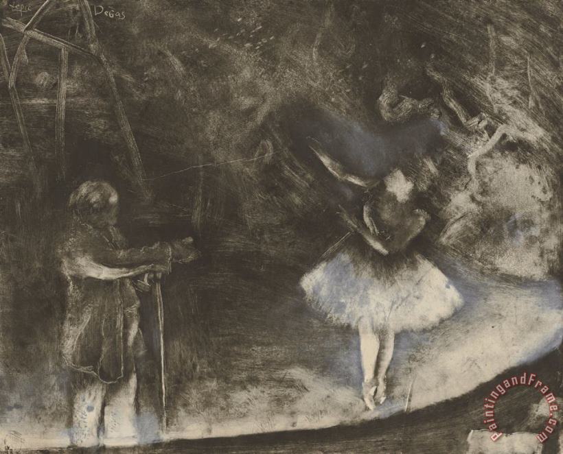 The Ballet Master (le Maitre De Ballet) painting - Edgar Degas The Ballet Master (le Maitre De Ballet) Art Print