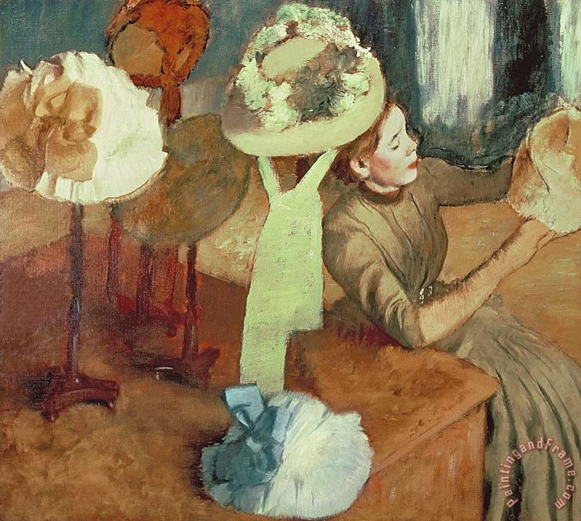 Edgar Degas The Millinery Shop Art Painting
