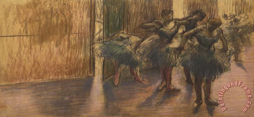 Edgar Degas The Rehearsal Room Art Painting