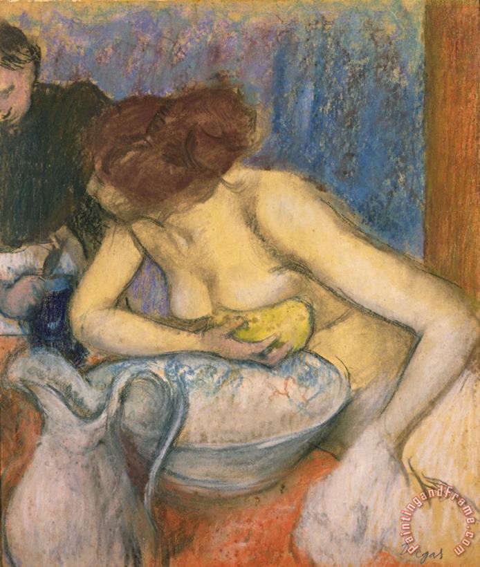 Edgar Degas The Toilet Art Painting