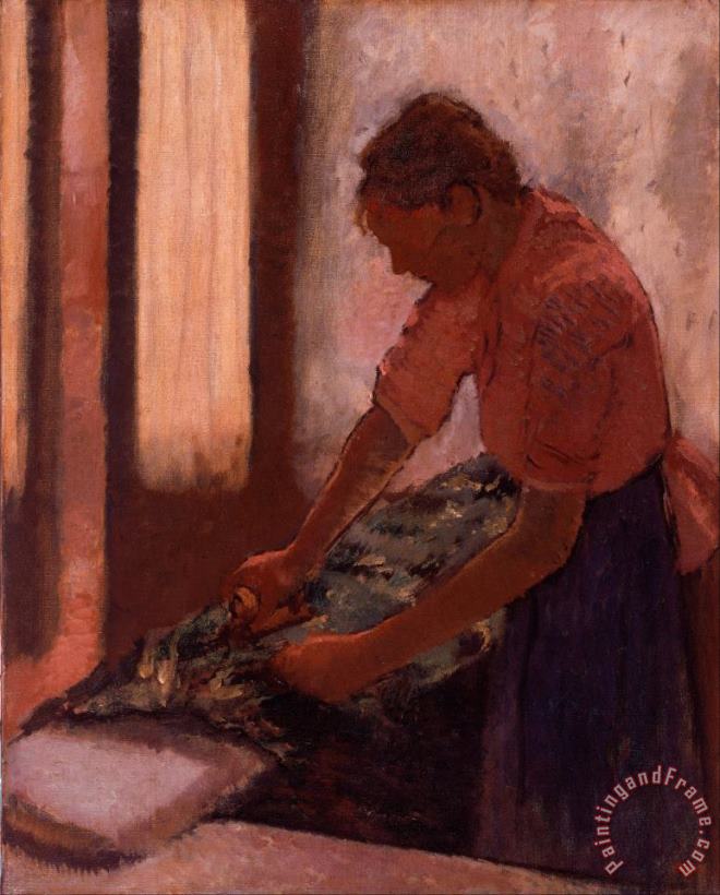 Woman Ironing 2 painting - Edgar Degas Woman Ironing 2 Art Print