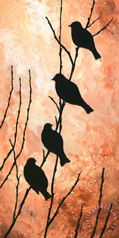 Edit Voros Night Birds 004 Art Painting