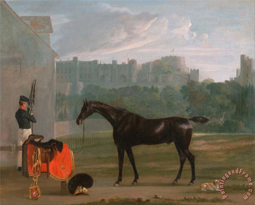 Edmund Bristow Outside The Guard House at Windsor Art Print