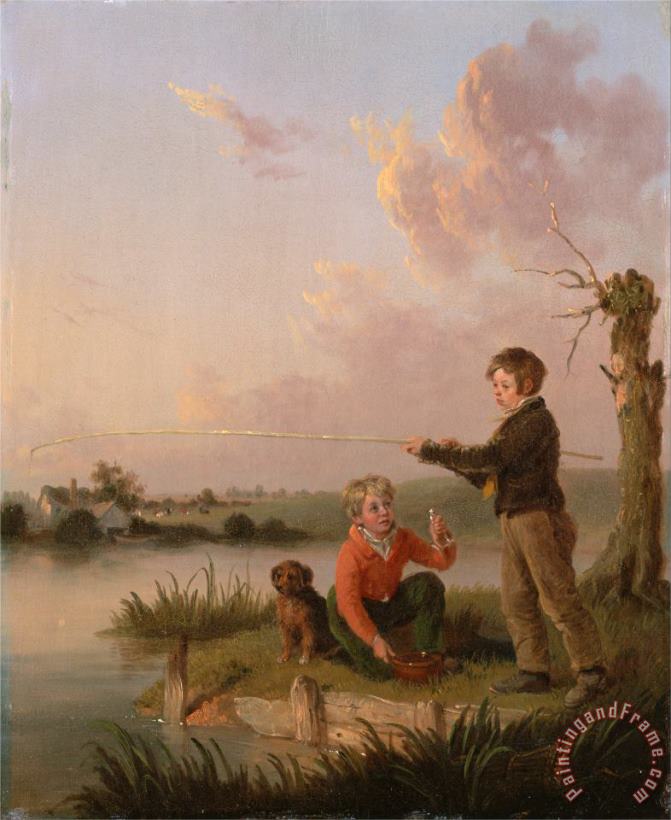 Edmund Bristow The Young Anglers Art Print