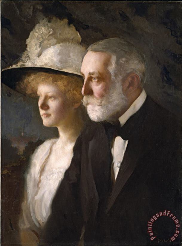 Edmund Charles Tarbell Henry Clay And Helen Frick Art Painting