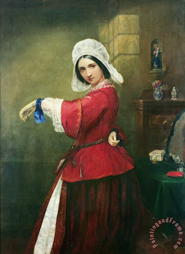 Lady in French Costume painting - Edmund Harris Harden Lady in French Costume Art Print