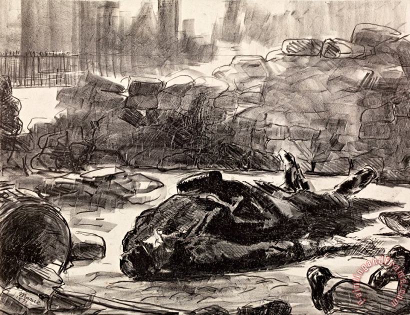 Edouard Manet Civil War (guerre Civile) Art Print
