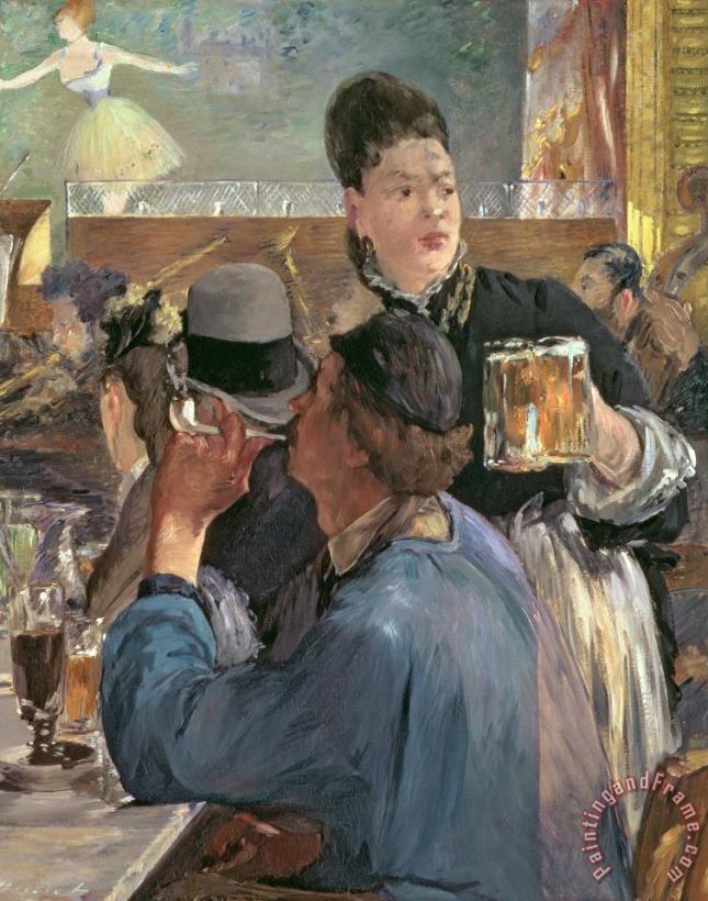Edouard Manet Corner of a Cafe-Concert Art Painting