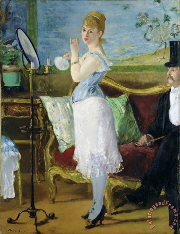 Edouard Manet Nana Art Painting