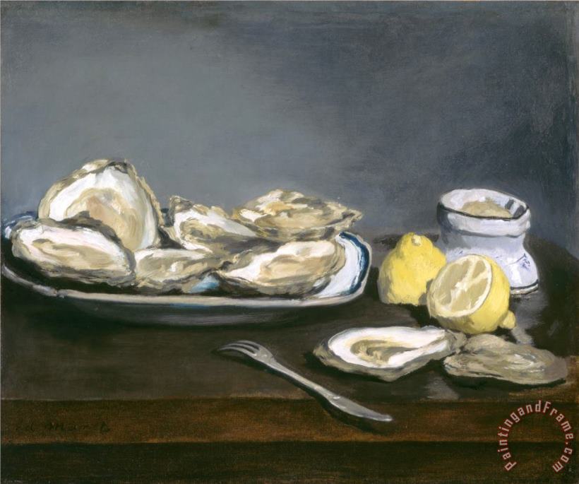 Edouard Manet Oysters Art Painting