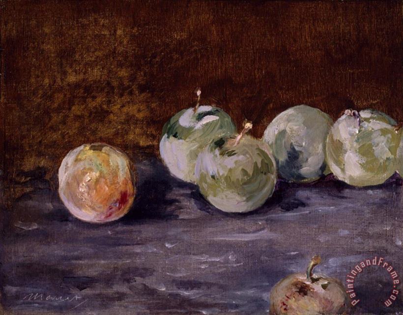Plums painting - Edouard Manet Plums Art Print