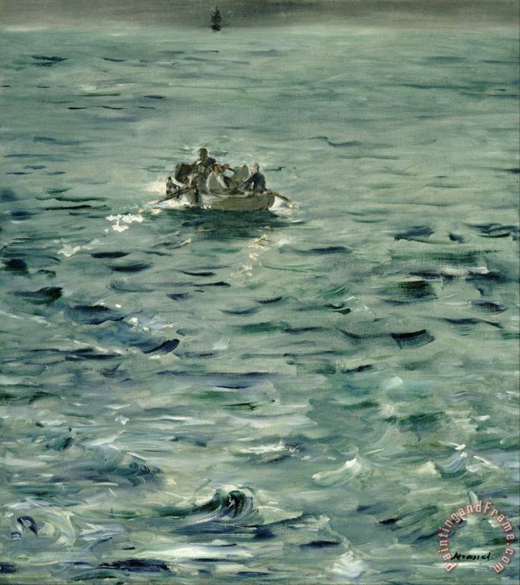 Edouard Manet Rochefort's Escape Art Painting