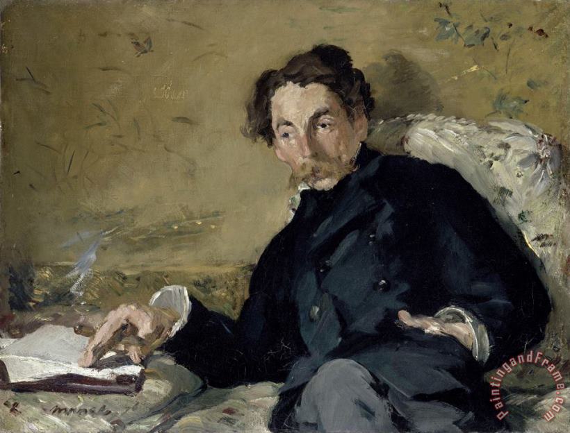 Edouard Manet Stephane Mallarme Art Print