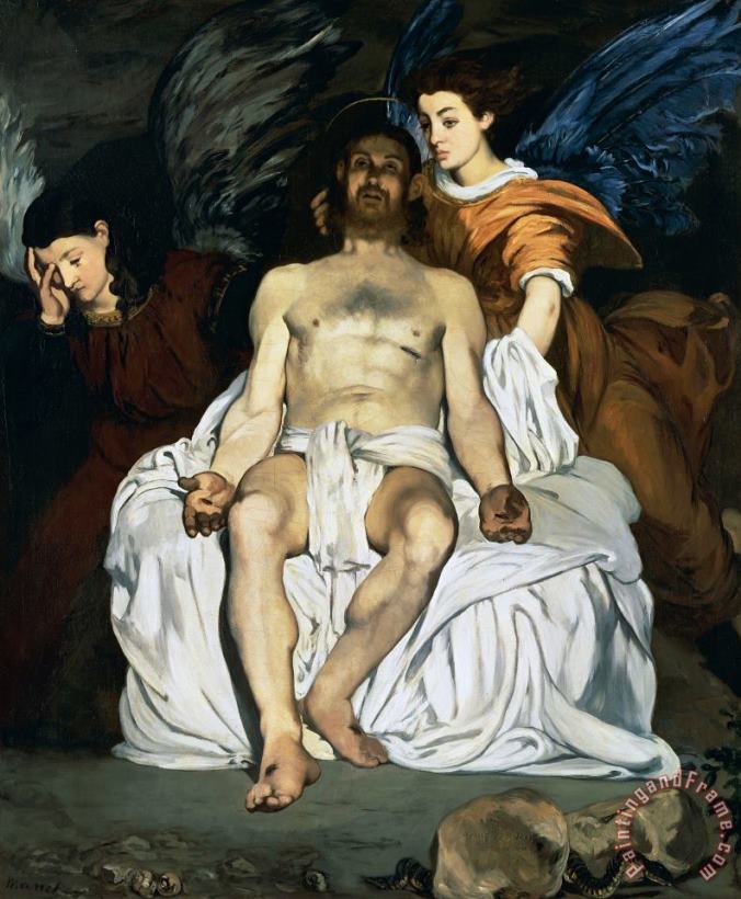 The Dead Christ And Angels painting - Edouard Manet The Dead Christ And Angels Art Print