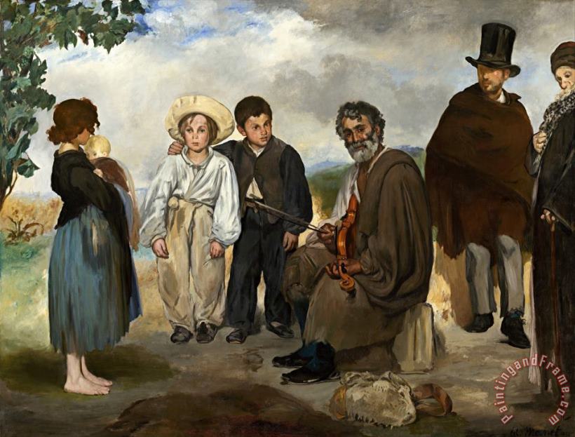 The Old Musician painting - Edouard Manet The Old Musician Art Print