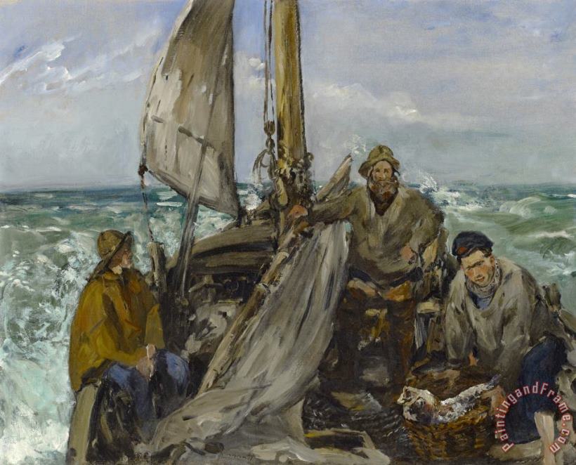 Edouard Manet The Toilers of The Sea Art Painting