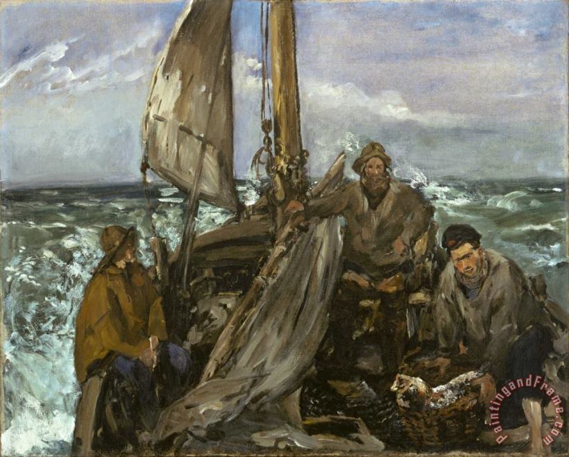 The Toilers of The Sea painting - Edouard Manet The Toilers of The Sea Art Print