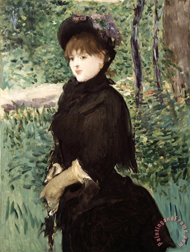 Edouard Manet The Walk Art Painting