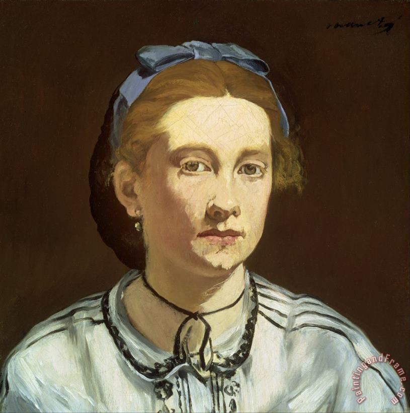 Victorine Meurent painting - Edouard Manet Victorine Meurent Art Print
