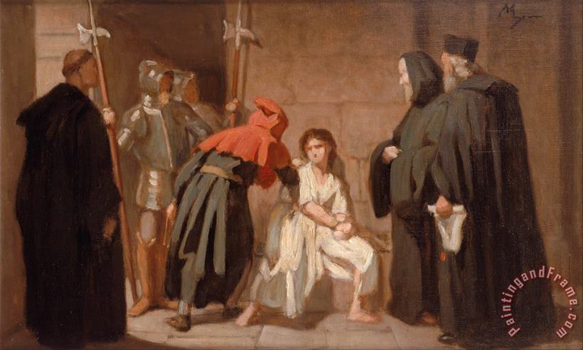Inquisition painting - Edouard Moyse Inquisition Art Print