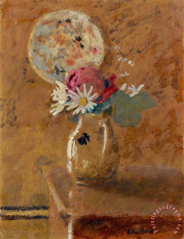 Bouquet De Fleurs painting - Edouard Vuillard Bouquet De Fleurs Art Print