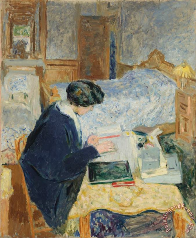 Edouard Vuillard Lucy Hessel Reading (lucy Hessel Lisant) Art Print