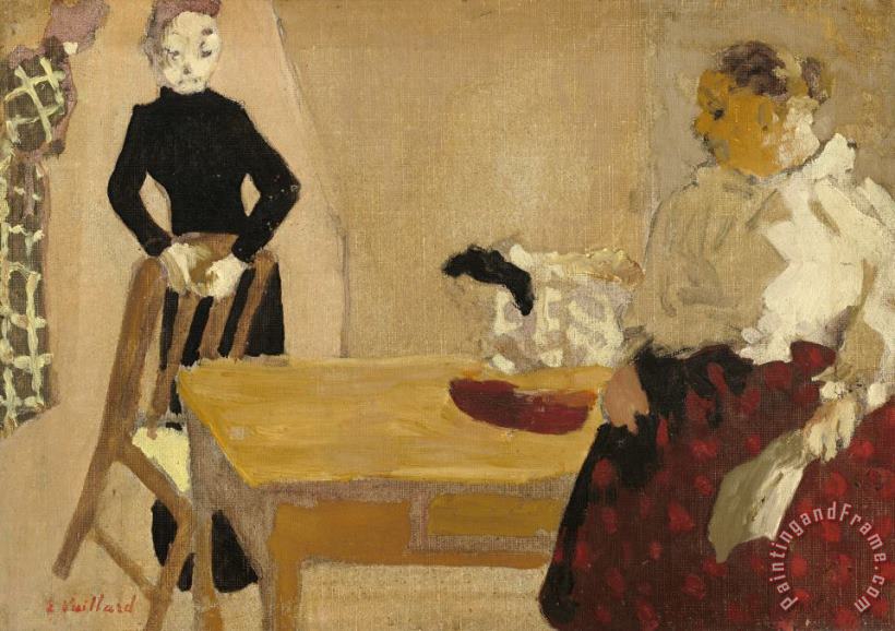 Edouard Vuillard The Conversation Art Painting