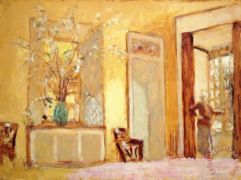 Edouard Vuillard Woman in an Interior (madame Hessel at Les Clayes) Art Painting