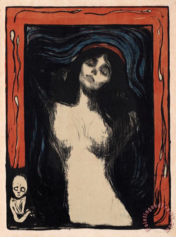 Edvard Munch Madonna Art Print